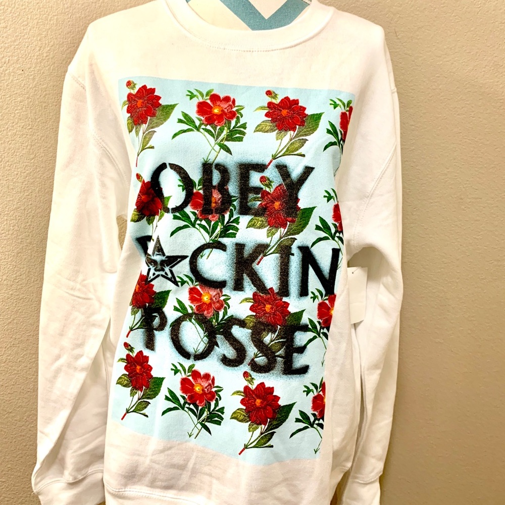 One of a kind OBEY SWEATSHIRT MEN OR WOMENS